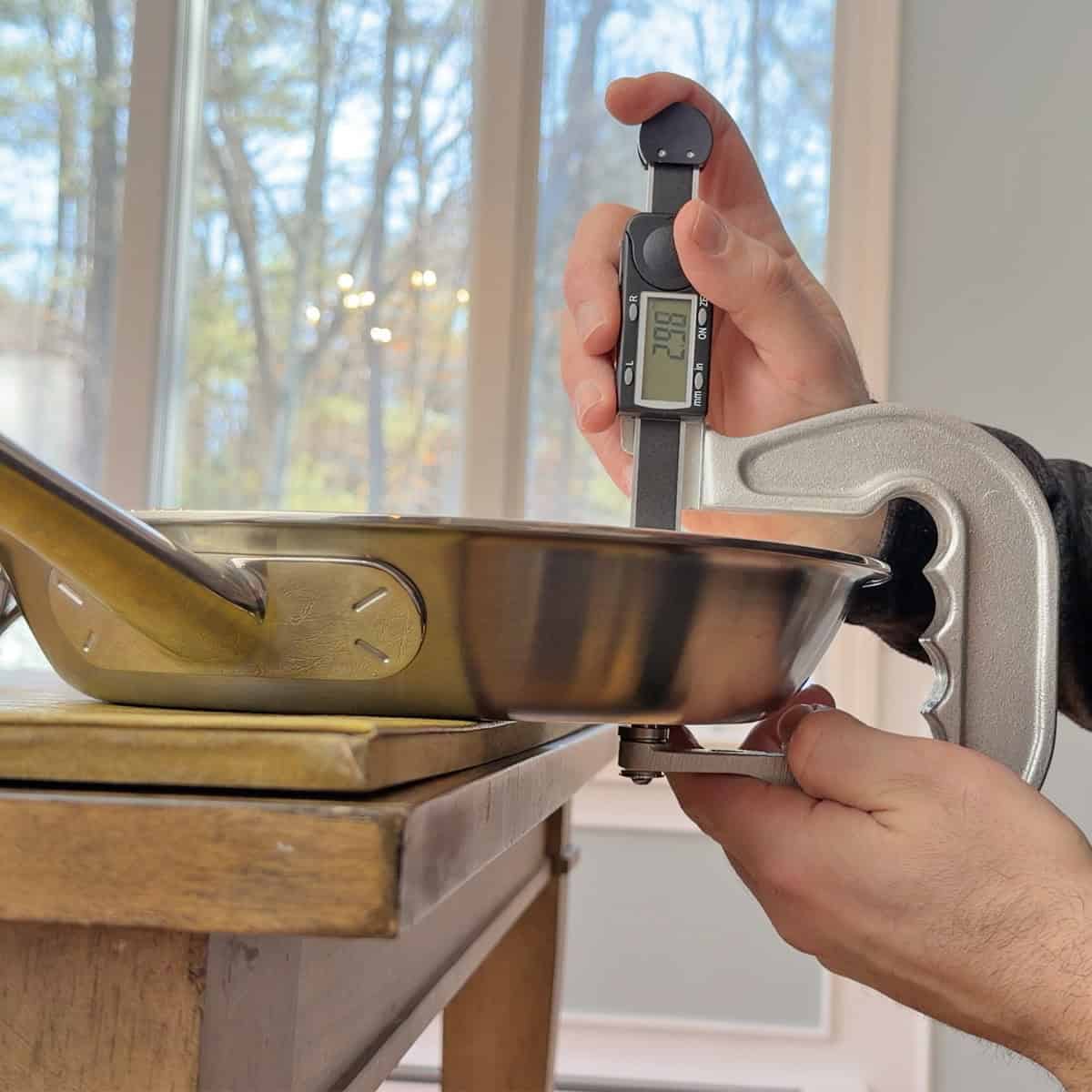 Thickness of Fissler M5-Pro Ply Frying Pan