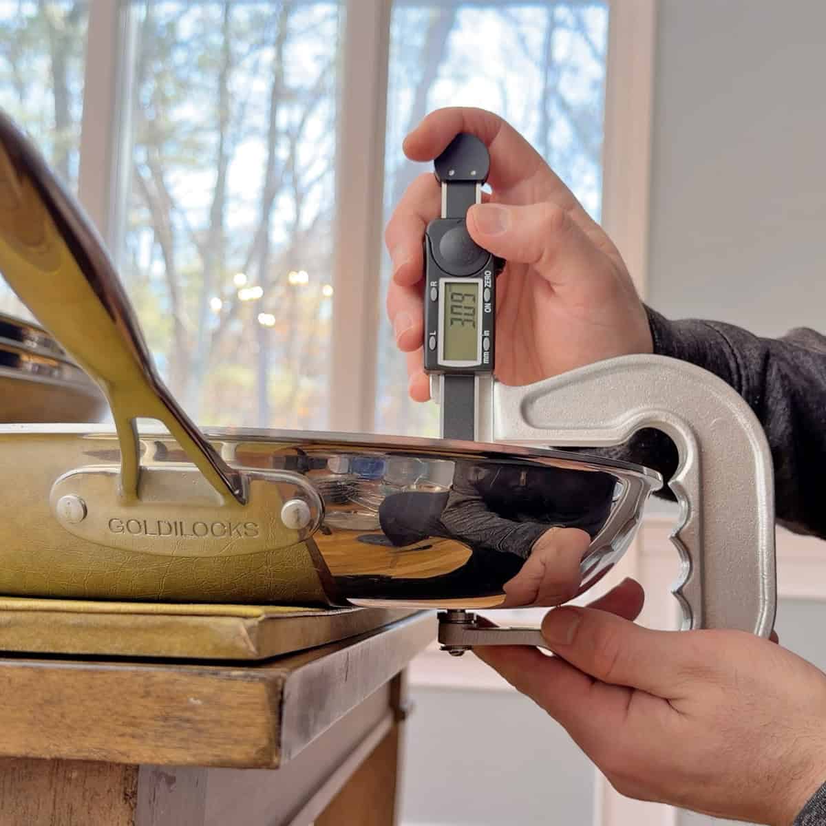 Thickness of Goldilocks Frying Pan