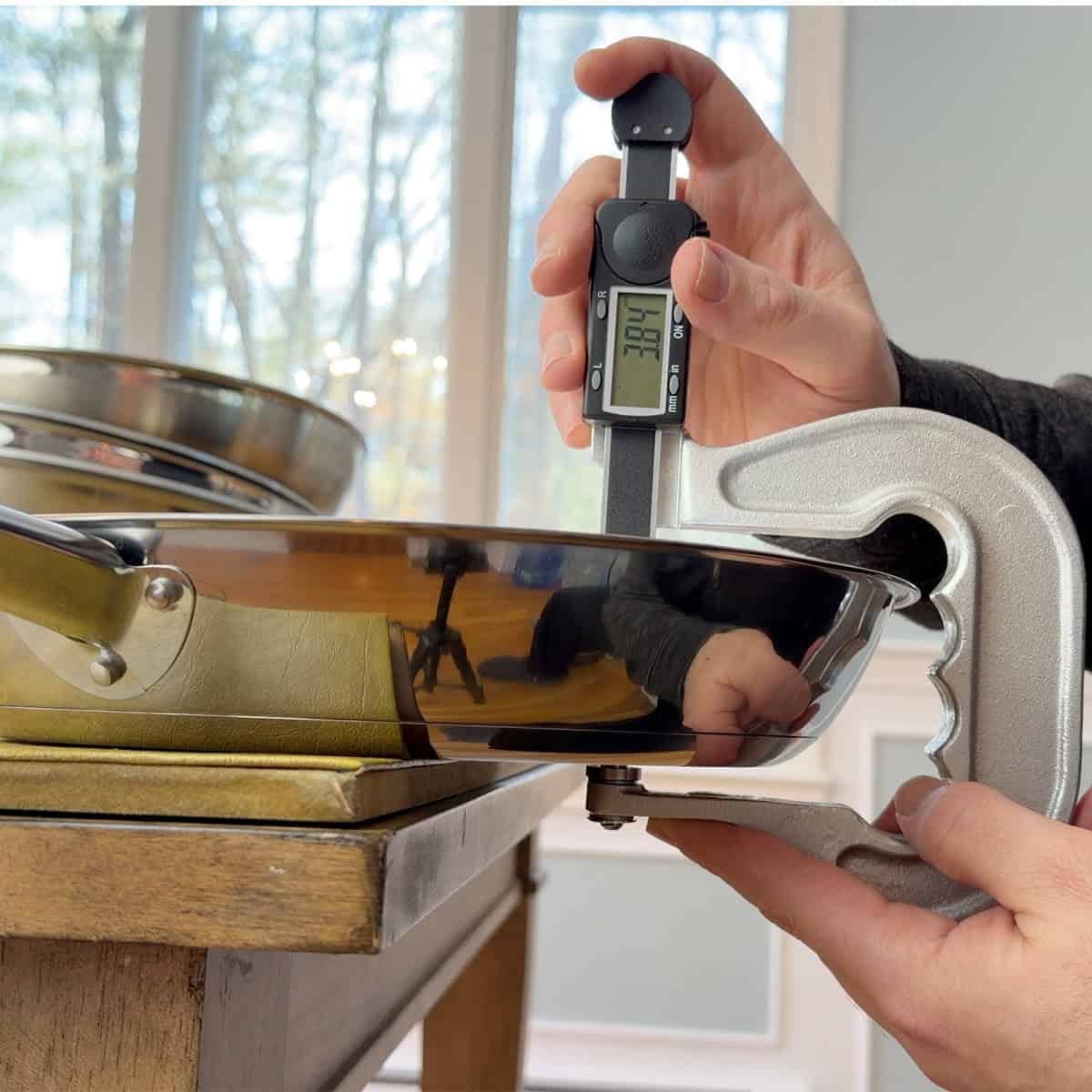 Thickness of IKEA 365 Frying Pan