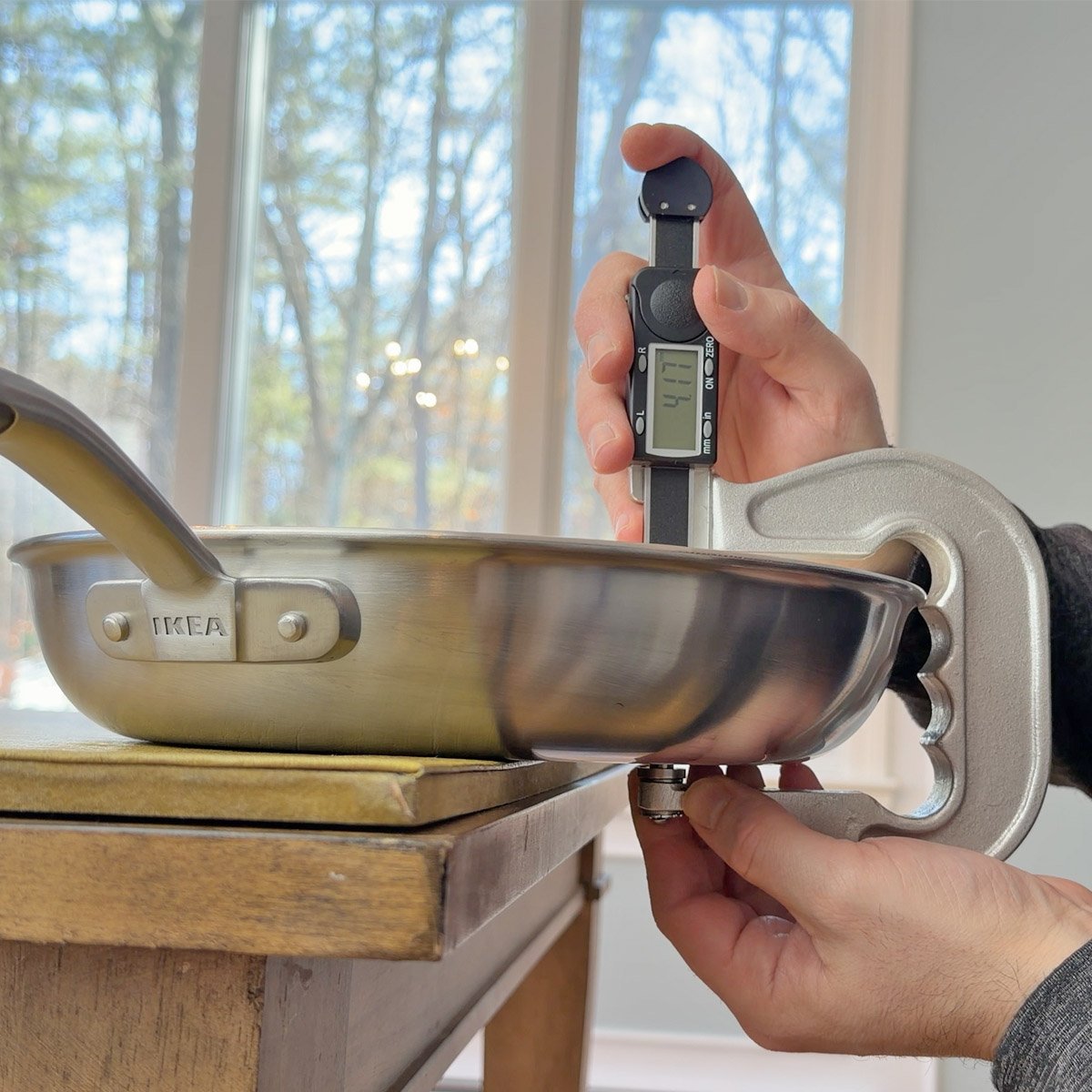 Thickness of IKEA Sensuell Frying Pan