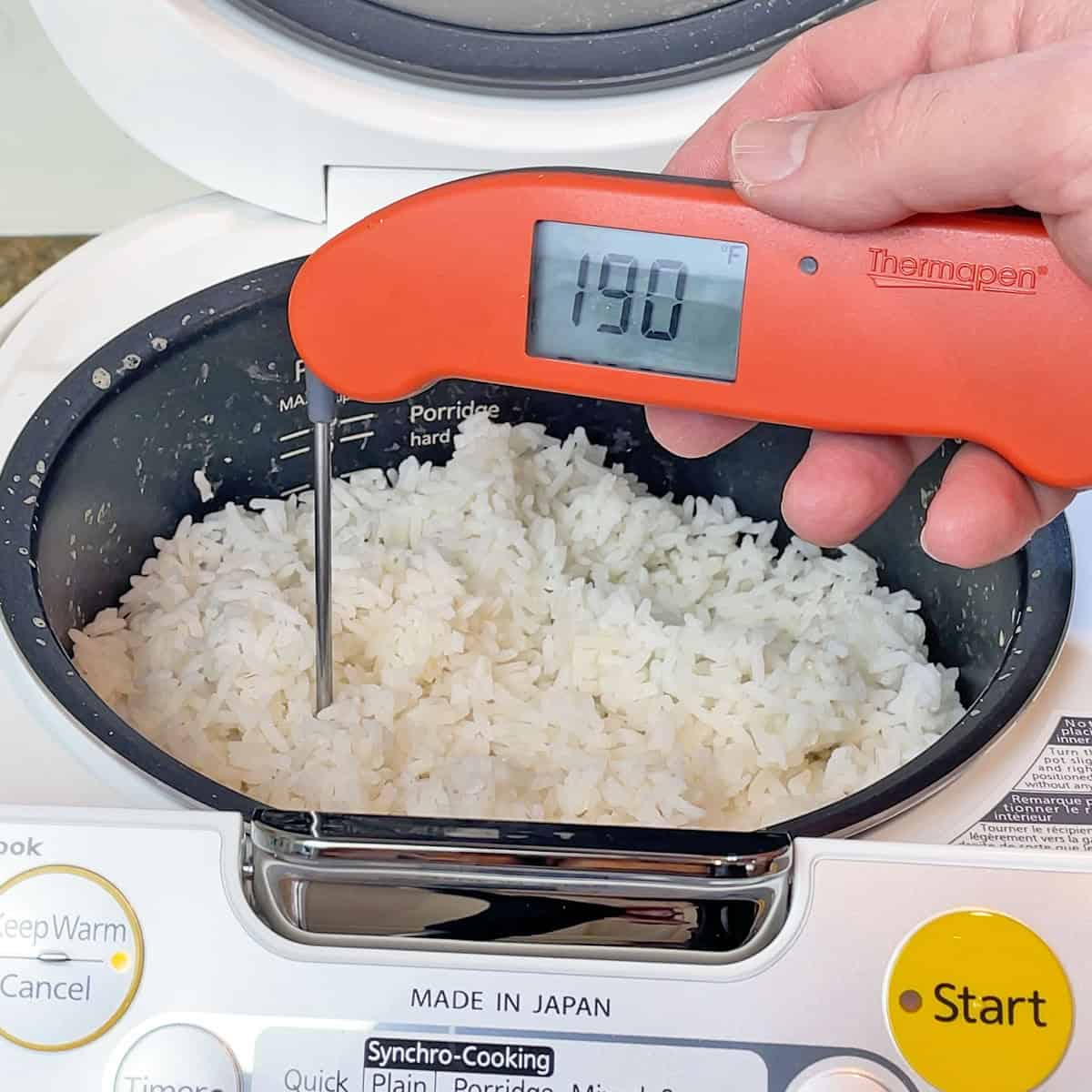 Tiger Micom Rice Cooker keep warm temperature