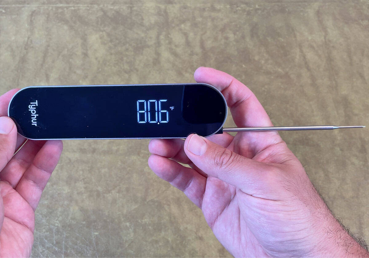Typhur InstaProbe Core instant read thermometer rotating screen