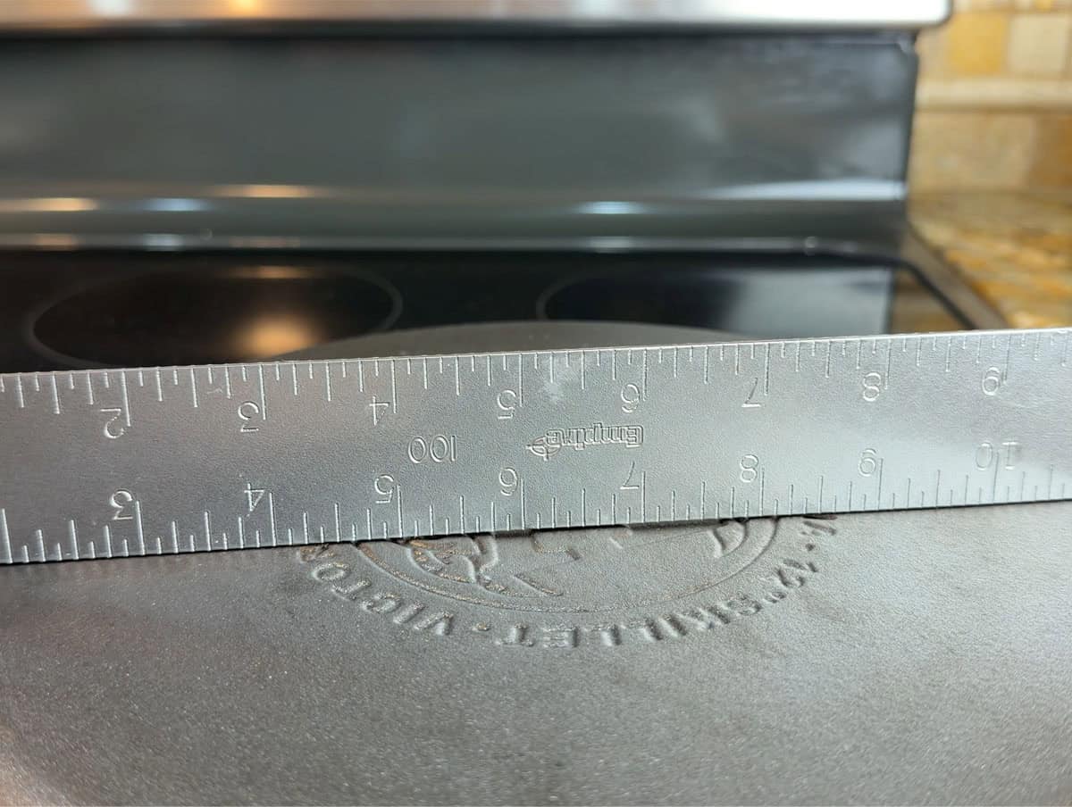 Victoria cast iron warp test