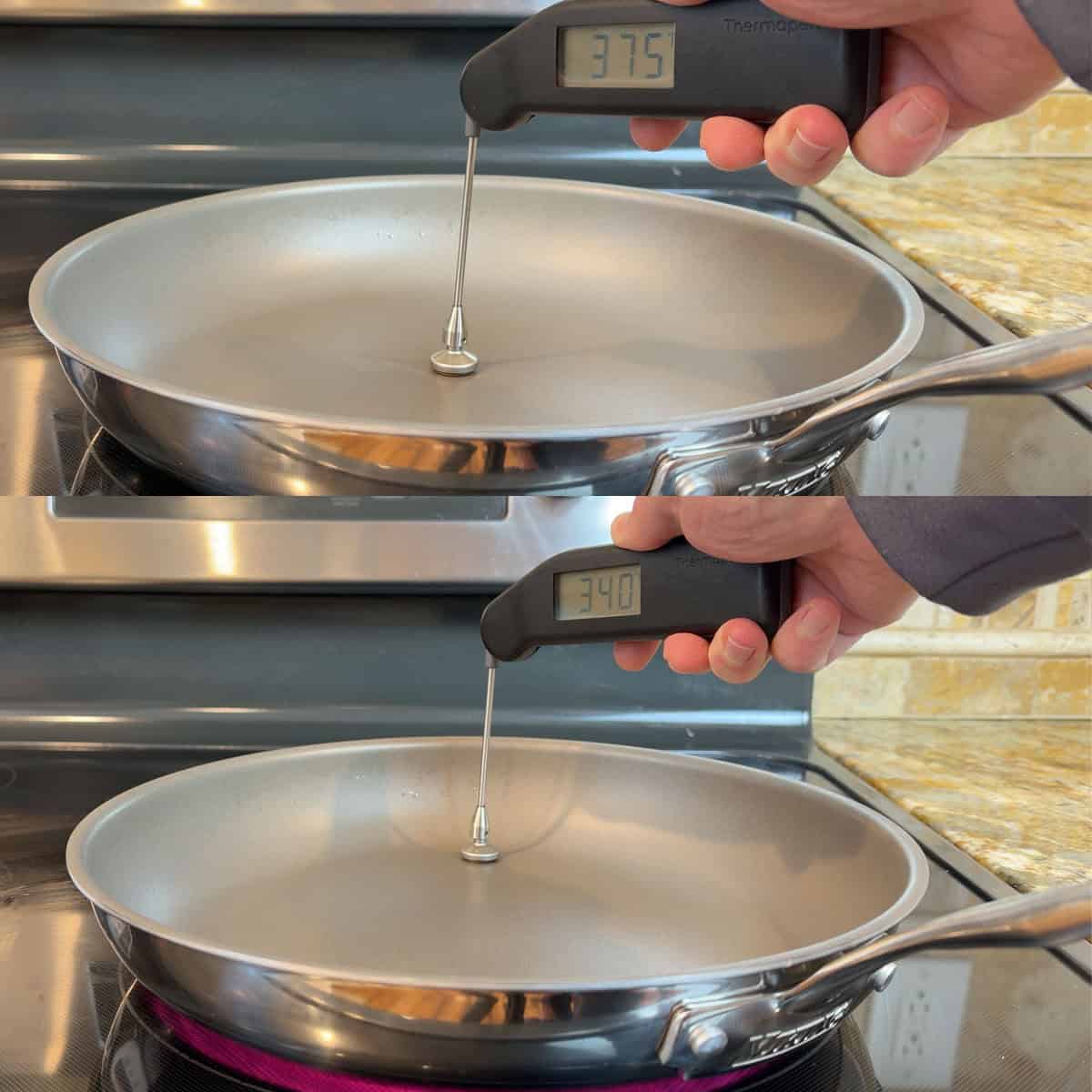 Viking PureGlide Pro heat conduction and distribution results