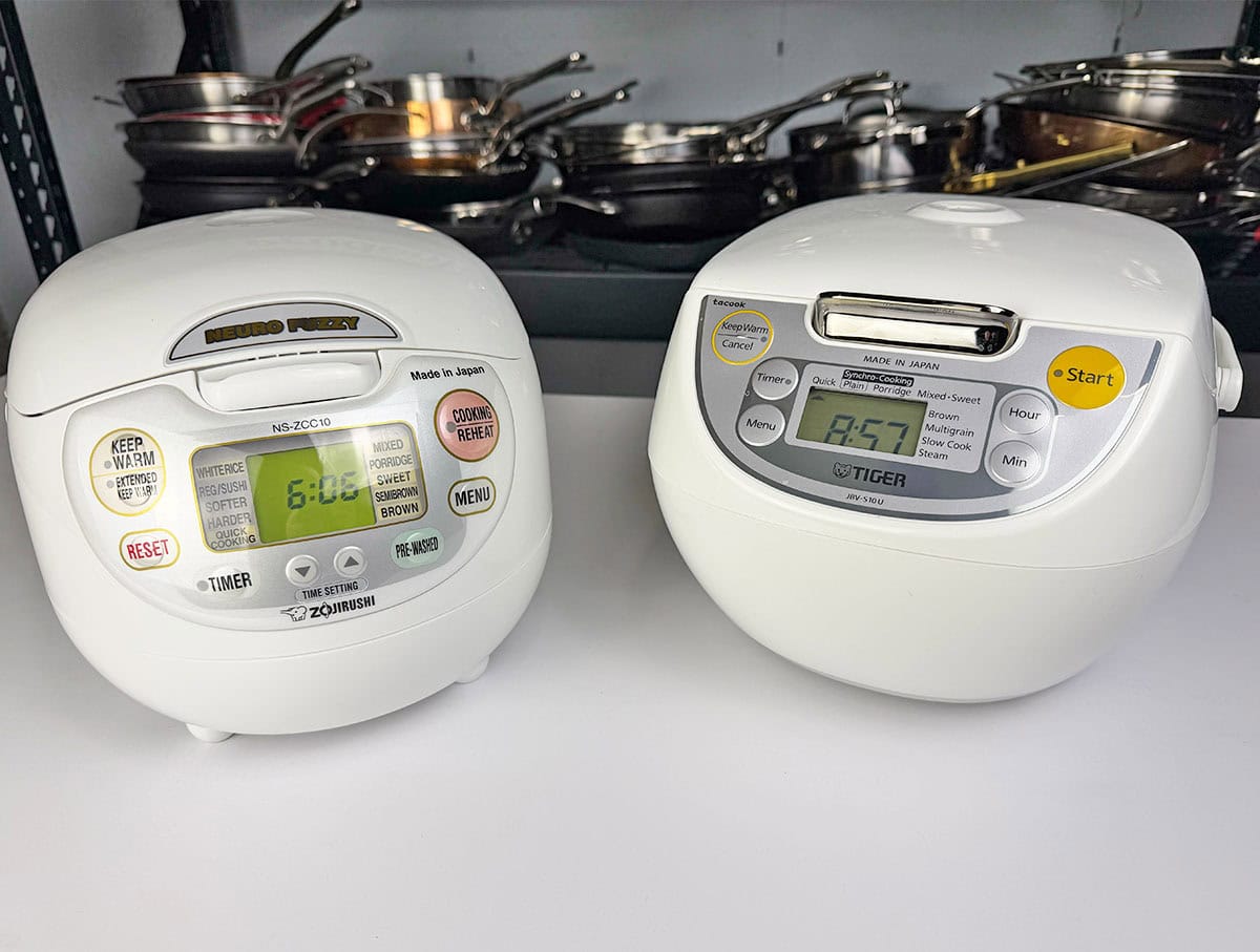 Zojirushi versus Tiger rice cookers